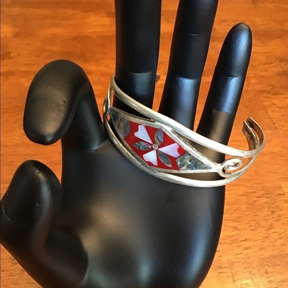 SILVER inlay bracelet
